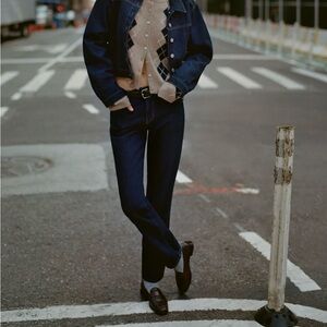 Reformation- Greer Mid Rise Straight Jeans